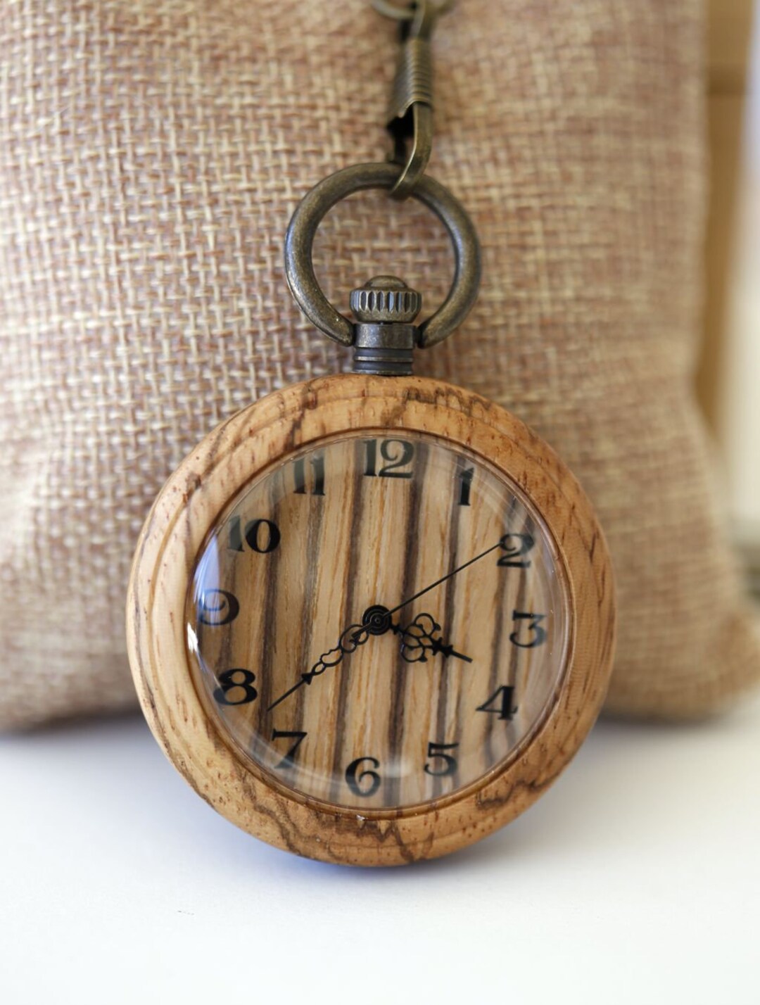 Personalized Wooden Pocket Watch, Groomsmen Gifts,wood Pocket Watch