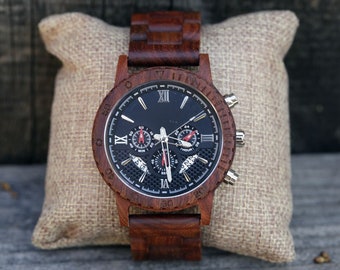 Gepersonaliseerde houten horloge, houten horloge, houten horloge, houten horloge mannen, houten herenhorloges, huwelijkscadeau, houten horloges voor hem, horloge man cadeau