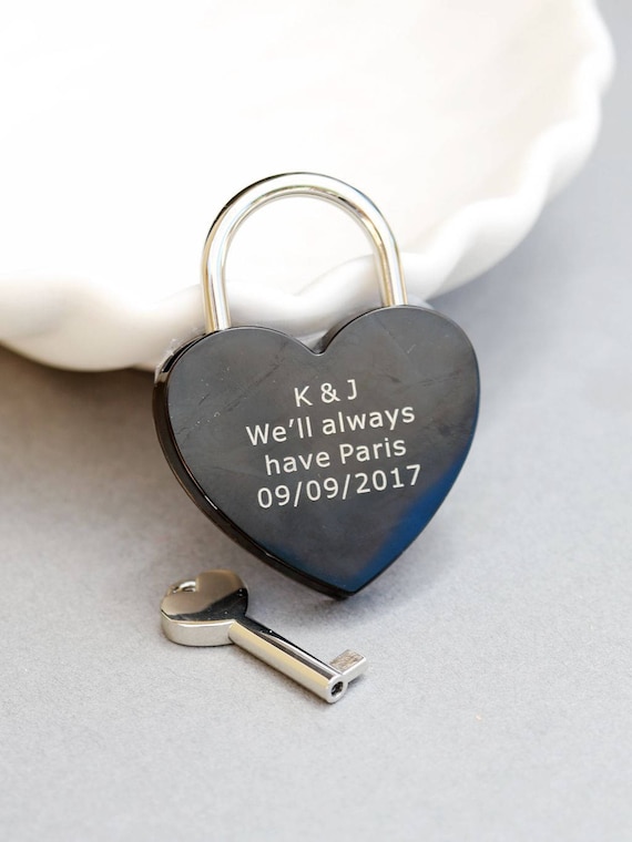 Vintage Love Lock With Keys - 3 Inch Decorative Padlock For Trunk, Luggage, Or Steampunk Decor - View #6