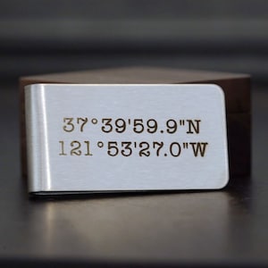 Personalized Engraved Money Clip ,Gift for Him, Custom Engraved Money Clip, Personalized Gift for Men, Groomsmen Gifts, Valentine&#39;s Gift