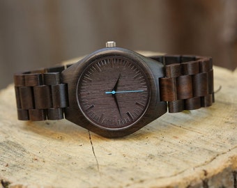 Reloj de madera personalizado, reloj de madera personalizado, reloj personalizado, reloj grabado, reloj de madera grabado, reloj de madera para hombres, regalos para él,