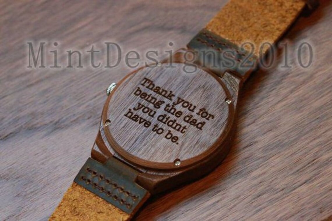 Custom Engraved Wooden Watch - Personalized Gift For Ethiopia