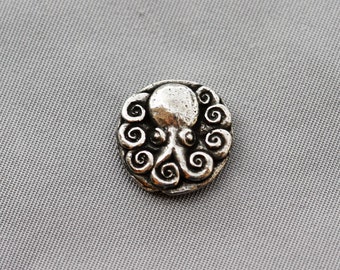 Octopus Men's Tie Tack Silver Steampunk Groomsmen Men's Tie Tack Father's Day Accessories