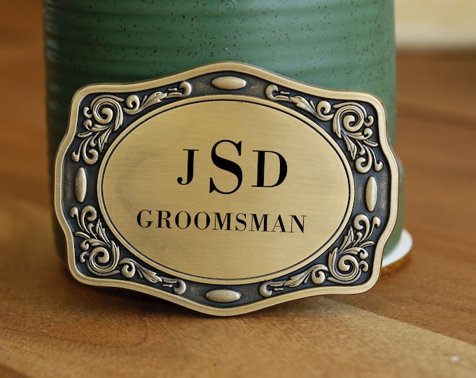 Engraved Belt Buckle, Engraved Name Belt Buckle,Personalized Belt Buckle, Groomsman Belt Buckle, Cowboy Belt Buckle,Men's Belt Accessories,