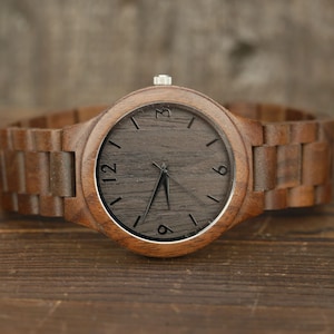 Personalized Wood Watch,Wood Watch, Wooden watch,,Wood Watch men,Mens wooden watches,Wedding Gift,Wood Watches for him,Watch Husband Gift