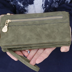Personalisierte Leder Frauen Brieftasche, Mamas Brieftasche, gravierte Frauen Brieftasche, Geschenk für sie, Leder Frauen Brieftasche, Mutter der Braut Geschenk