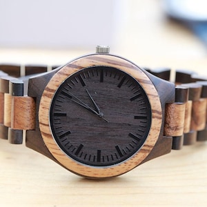 Wood Watch, Wooden watch,Personalized Wood Watch,Wood Watch men,Mens wooden watches,Wedding Gift,Wood Watches for him,Watch Husband Gift