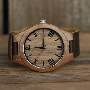 Personalized Wood Watch,Personalized Wooden Watch, Personalized Watch, Engraved Watch, Engraved Wood Watch, Mens Wood Watch, Gifts for Him,