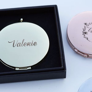 Personalized Compact Mirror, Bridesmaid gifts, Pocket Mirror, Bridesmaid Gift,Bridesmaid Mirror, Bridal Party Gift Ideas