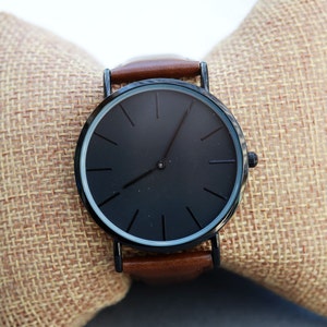 Custom Engraved Personalized Mens Wrist Watch, Groomsmen Gifts, Mens Birthday, Wedding, Anniversary Gifts, Father&#39;s Day Gifts, Husband Gifts
