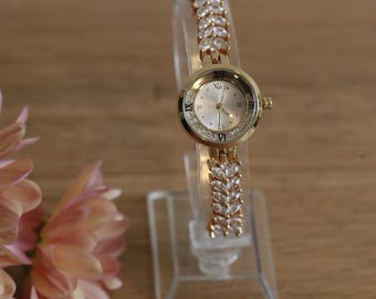 Personalized Women's Watch,  Gold Watch, Vintage Style, Bridesmaids Gifts, Gift for Her, Anniversary