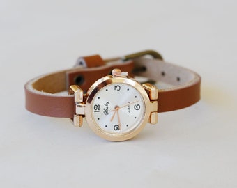 Watch for women.Women Leather Watch,wrist watch,Leather Bracelet Watch,personalize watch gift,engraved gift