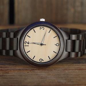 Wood Watch, Wooden watch,Personalized Wood Watch,Wood Watch men,Mens wooden watches,Wedding Gift,Wood Watches for him,Watch Husband Gift