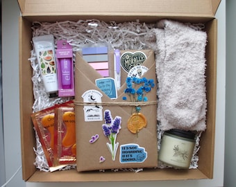 Blind Date with a Book Box: Surprise Book + Cozy Extras (Choose Genre & Tier)