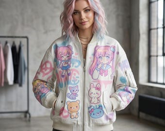 Reversible Hello Kitty Jacket Pink Hooded Jacket Gingham Hood Ski