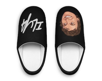 Ilya Cozy Slippers - Hockey Romance Home Decor - Boston Player Fan Art - Women's Indoor House Shoes - VibesRomance Exclusive