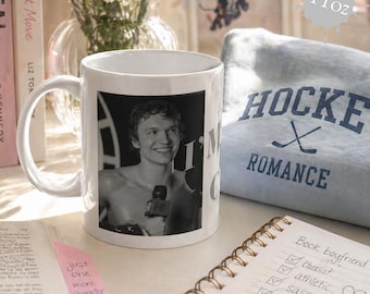 Hockey Romance Mug, Enemies to Lovers Gift, Bookish Coffee Cup, Cottage Aesthetic Reader Mug, Sports Romance Fan Gift