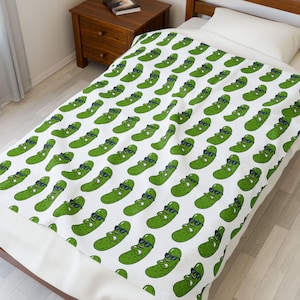Pickle Overload Blanket ~ For People Who Take Pickles Too Seriously