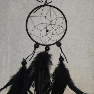 Medium Size Black and Black Dreamcatcher