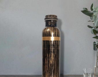 Copper Water Bottle 1 Litre With Colour Leak Proof Protection Health Benefits .