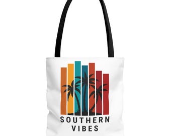 Tropische Tragetasche: Südliche Vibes Strandtasche, umweltfreundliche Tragetasche