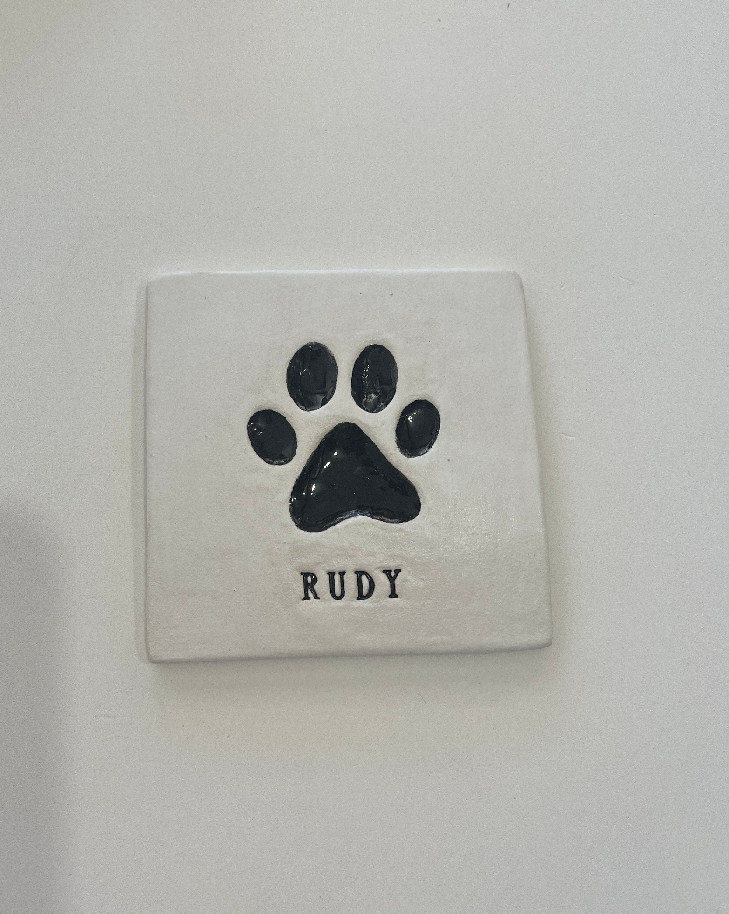 dog paw tile