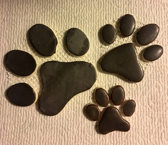Ceramic Tile Custom Paw Prints Image 0