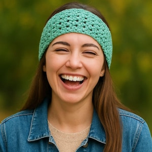 Twisted Headband Crochet Pattern PDF – Easy DIY Crochet Ear Warmer, Beginner-Friendly Digital Download Accessory