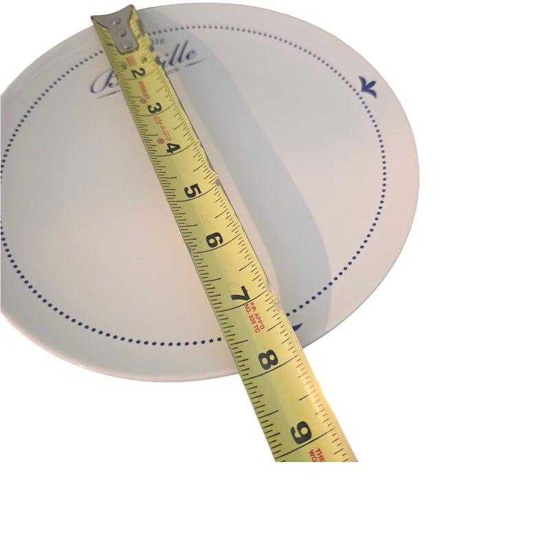 Sur La Table Brasserie Bastille Dinner Plate Paris France Blue White Stoneware Bild 6