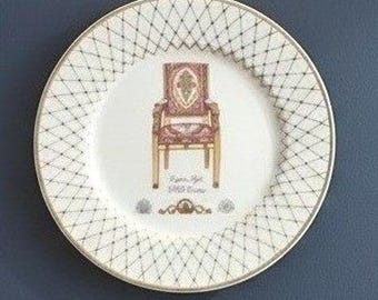 French Chairs Collection Email de Limoges Plate Wall Home Decor Porcelain