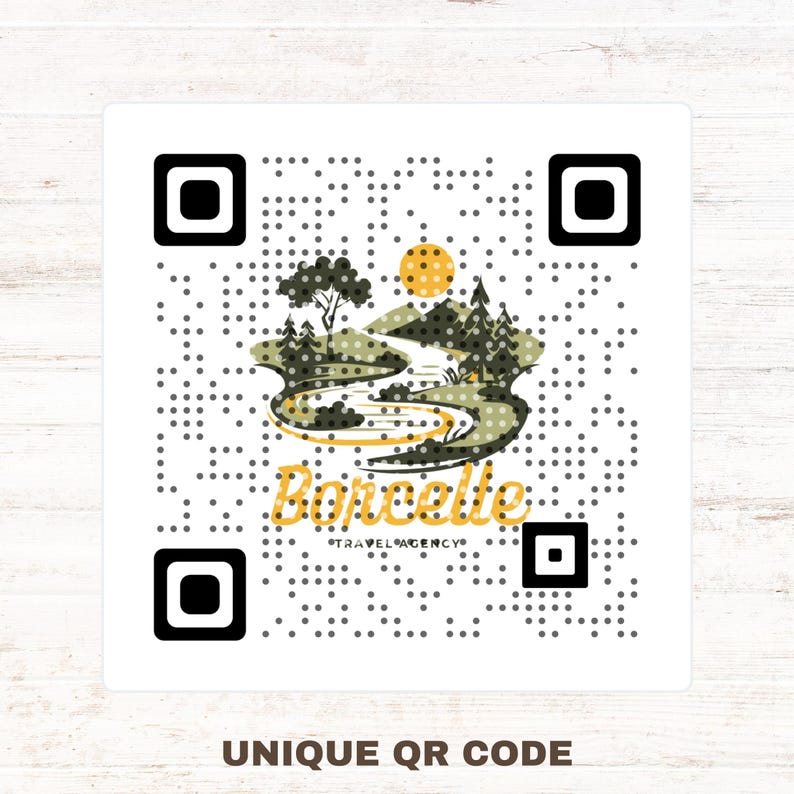 Personalized QR Code Generator: Custom Logo, Business Branding (PNG ...