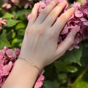 Palestine Map Outline Bracelet: 18K Gold or Silver, Adjustable