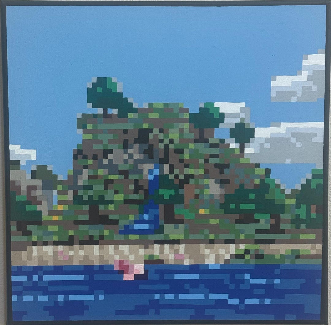 Minecraft Hand Painted Hand-painted Pack.png Painting Minecraft - Etsy