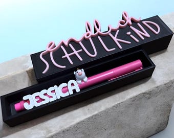 Finally a schoolchild – back-to-school gift / gift box / school enrollment / suitable for Legami gel pens, also with name attachment