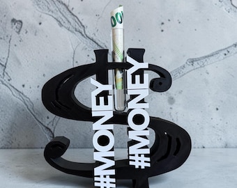 Modern Money Gift Holder | 3D Printed Money Gift | Creative Money Gift Idea for Birthdays and Weddings | Decorative Money Holder