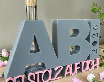 Modern Money Gift Holder | 3D Printed | Graduation 2026 Gift | 3D Printed Decoration | High School Graduation Gift | Personalized Graduation Keepsake | High School Graduation