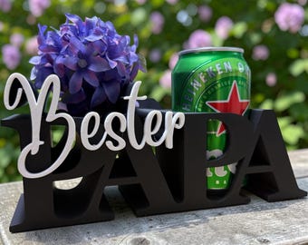Best Dad Gift with Beer Can Holder | 3D Printed | Mother's Day, Mother's Day Gift | Gift Idea | Decoration | Birthday Gift for Dad | Love