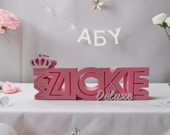 "Zicke Deluxe" 3D Decor – Funny Gift Idea for Girlfriend – Cheeky Room Decor for Girls – Statement Table Decor | Little Bitch