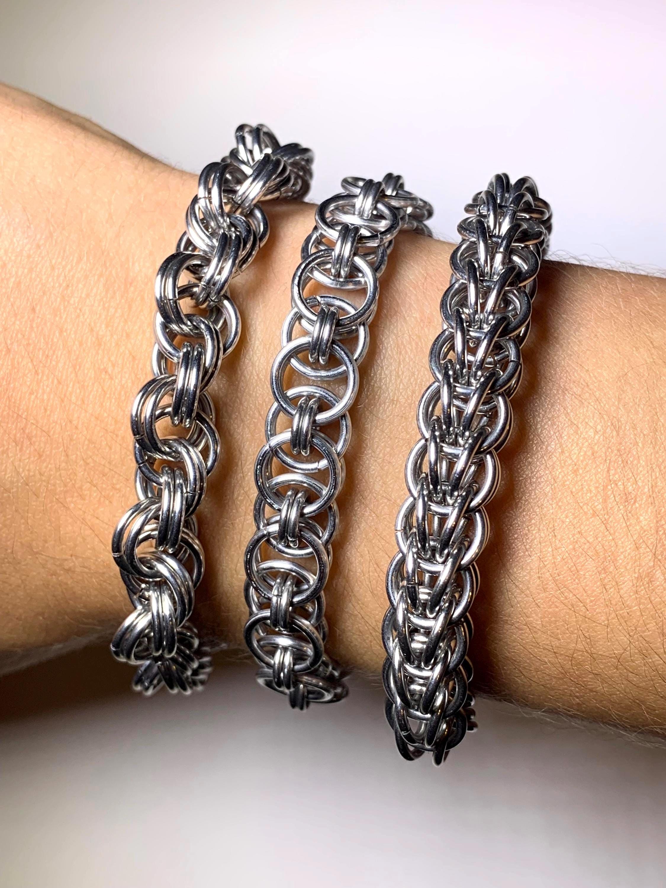 Chainmail Clasp Bracelet (spiral, Helm, Persian/foxtail) - Etsy