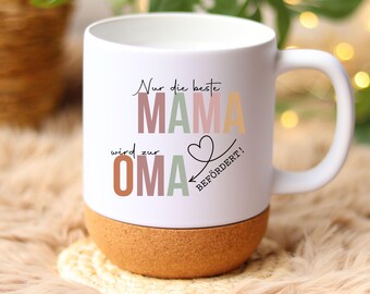 Mug cadeau pour annoncer une grossesse aux futurs grands-parents - Seule la meilleure maman devient grand-mère