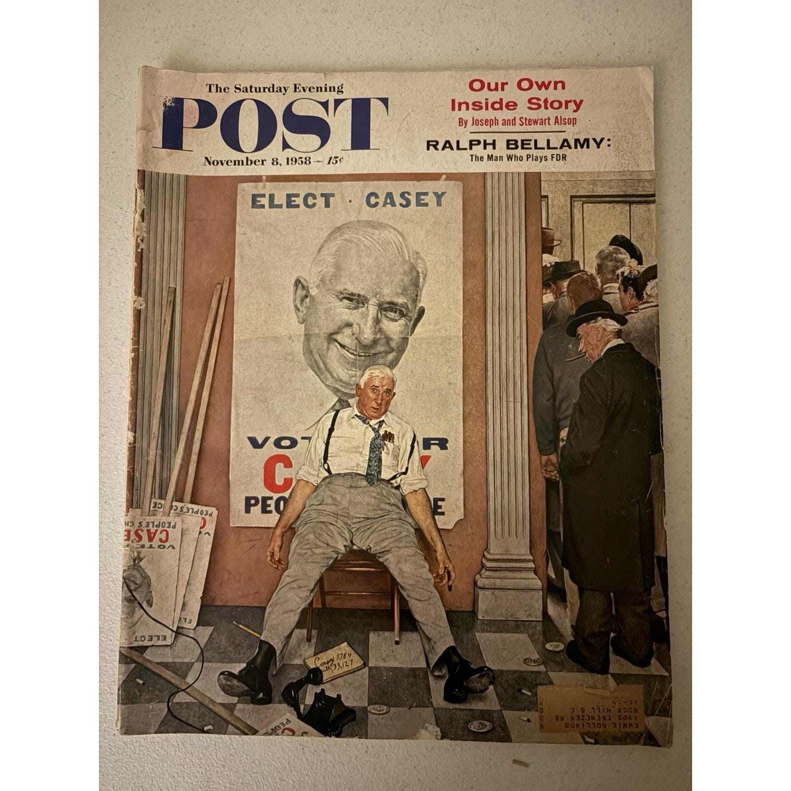 Saturday Evening Post 1958 - Etsy