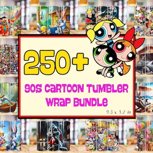 250+ 90er Jahre Cartoon Tumbler Wrap Bundle, 90er Jahre Sublimation Wrap Designs, 20 oz 90er Jahre Cartoon Wrap, 90er Jahre Cartoon Tumbler Wrap, Sofort Download.