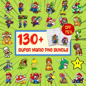 Super Mario PNG-clipartbundel: Mario, Luigi, Bros SVG (direct downloaden)