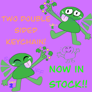 Two Double Sided keychain!!!! NOW IN STOCK!!! Tpot-Xfohv