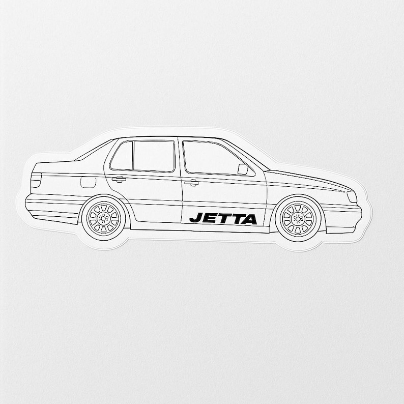 Volkswagen Jetta Mk Iii Vector Clipart — SVG, PDF and Png Digital ...