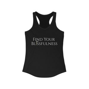 Find Your Blissfulness in White | Women&#39;s Ideal Racerback Tank