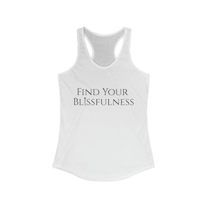 Find Your Blissfulness in Black | Women&#39;s Ideal Racerback Tank