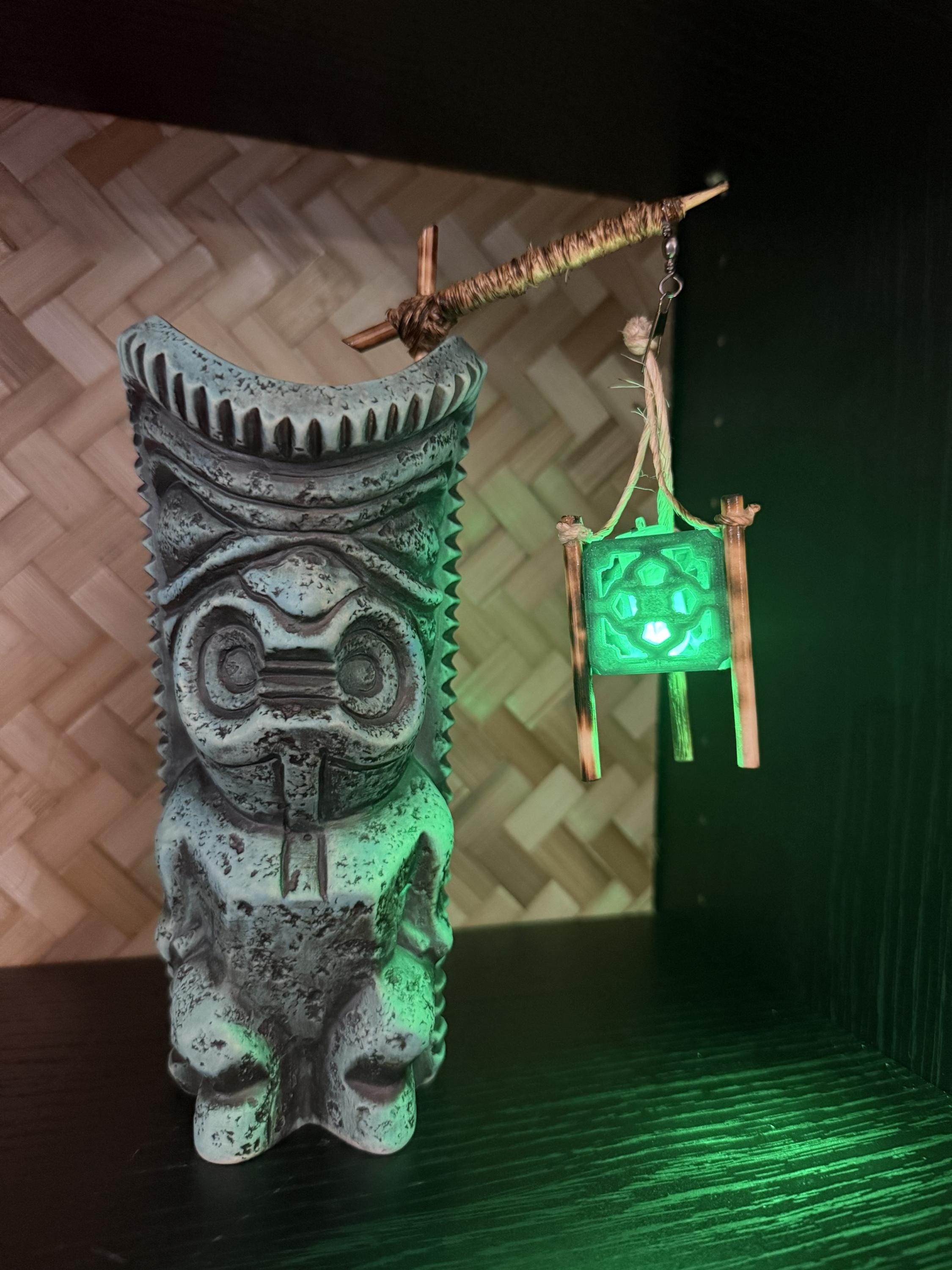 Torche Tiki En Bouteille Recyclée – Déco Jardin Shabby Chic Fait Main