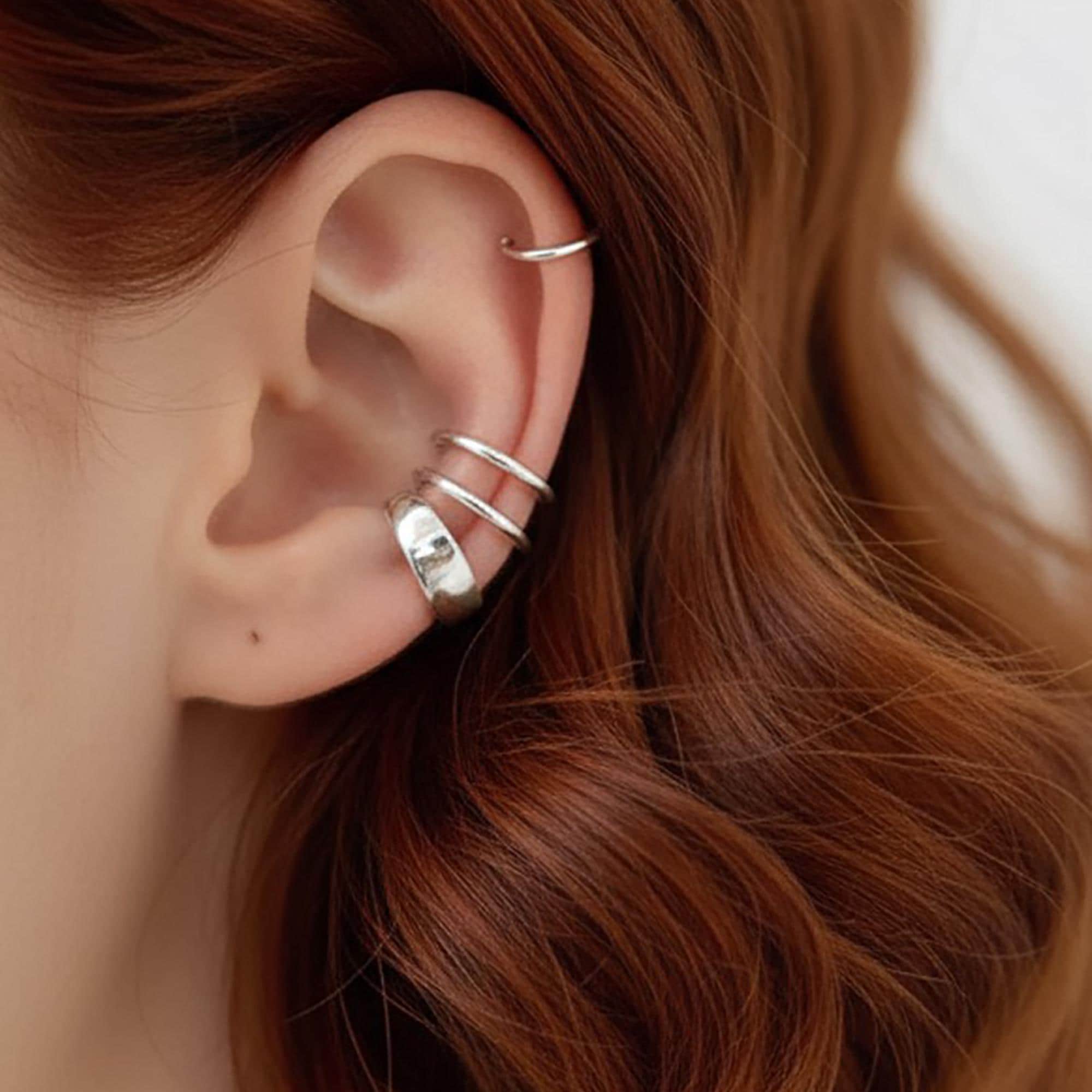 Silver Ear Cuff - Etsy Canada