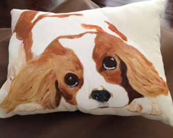 A must for Cavalier lovers.  This pillow can sit anywhere in your home.